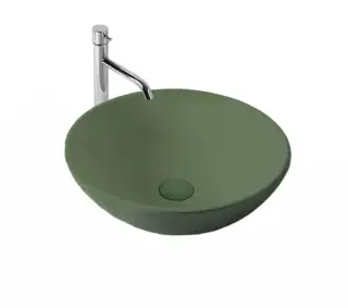 Kerasan Ciotola Раковина чаша d46x15h см, без перелива, цвет: Verde matt 430311 Verde muschio *0