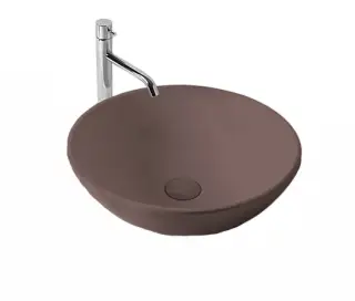 Kerasan Ciotola Раковина чаша d46x15h см, без перелива, цвет: Borgogna matt 430375 Borgogna matt *0