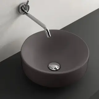 Kerasan Cento Раковина чаша d35x18h см, без перелива, цвет: Ferro matt 355889