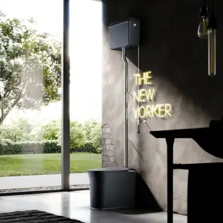 Kerasan The new yorker Механизм слива для бачка, с цепочкой, без трубы, цвет: Cromo 759290