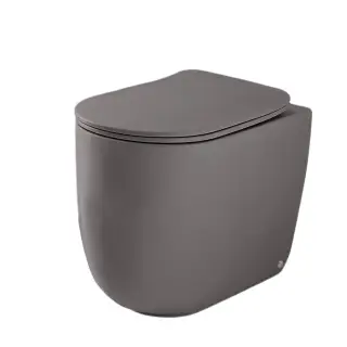 Kerasan Nolita Унитаз приставной 55x35 см, безодобковый, смыв торнадо, цвет: Ferro matt 531989