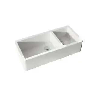 Kerasan Hannah Glasse Кухонная мойка керамическая 100x47 см, толщина 4 см, цвет: Bianco 543101