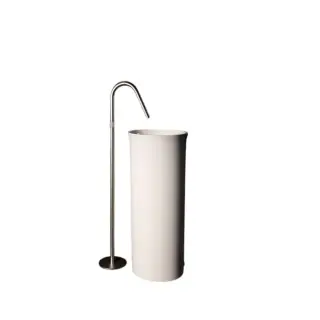 Kerasan The new yorker Раковина для напольной установки d40x20h см, слив в пол, цвет: Bianco matt 564630