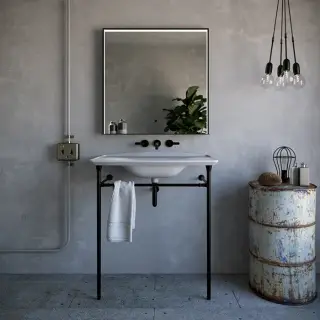 Kerasan The new yorker Раковина накладная 80x53x18h см, с 1 отв. под смеситель, цвет: Bianco matt 564130