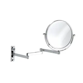 Decor Walther Косметическое зеркало, подвесное, 5 кратное увеличение, с подсветкой, цвет: хром 0101100