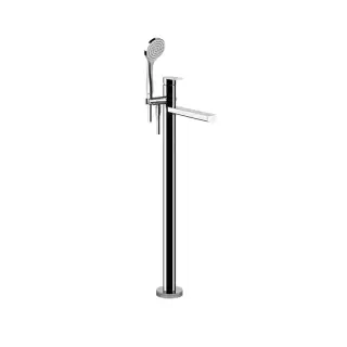 Gessi Emporio Via manzoni Смеситель для ванны, напольный, с душевой лейкой, цвет: Chrome 24982#031
