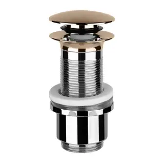Gessi Technical Accessories Донный клапан для раковины, “Stop&Go”, без перелива, цвет: Copper PVD 01423#030