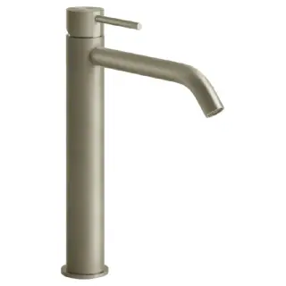 Gessi 316 Flessa Смеситель для раковины высокий без дон. клап. однорыч., цвет: warm bronze brushed 54006#726