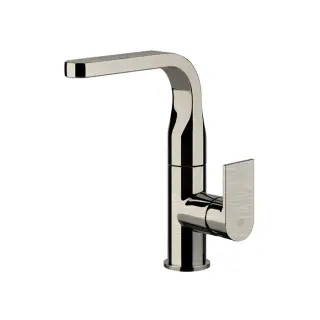 Gessi Via Manzoni Смеситель для раковины с донным клапаном однорычажный, цвет: finox brushed nickel 47123#149