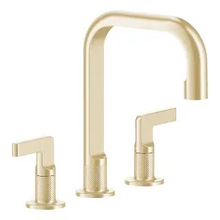 Gessi Inciso Смеситель для раковины без донного клапана двухвентильный, цвет: gold PVD 58013#246