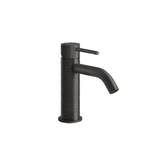 Gessi 316 Trame Смеситель для раковины без донного клапана однорыч., цвет: black metal brushed PVD 54302#707
