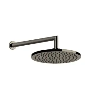 Gessi Emporio Shower Верхний душ 20 см, кронштейн настенный 35 см, цвет: finox brushed nickel 47284#149