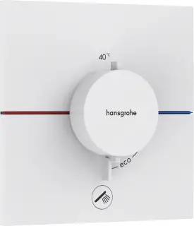 Hansgrohe ShowerSelect E Термостат для душа встраиваемый, внешняя часть, цвет: матовый белый 15575700