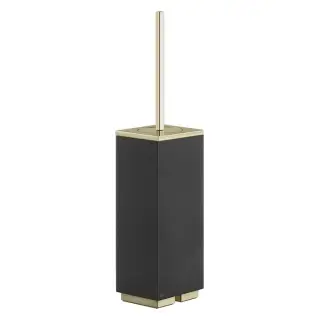 Gessi Inverso/Rettangolo Ершик для унитаза напольный, с латунной колбой, цвет: brushed brass PVD 20844#727