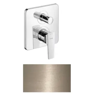 Axor Citterio E Смеситель для ванны встраиваемый на 2 потребителя, цвет: шлифованный никель 36455820