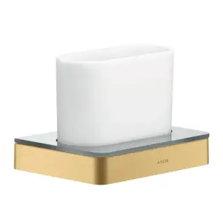 Axor Universal Стакан подвесной, опалое стекло, латунь, цвет: золото 42834250