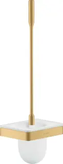 Axor Universal Ершик для унитаза подвесной с стеклянной колбой, латунь, цвет: шлифованное золото 42835250