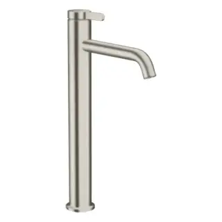 Axor One Смеситель для раковины высокий на 1 отверстие с донным клапаном, цвет: нержавеющая сталь 48002800