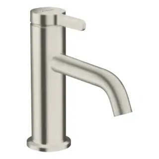 Axor One Смеситель для раковины на 1 отверстие с донным клапаном, цвет: нержавеющая сталь 48001800