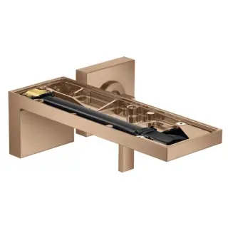 Axor MyEdition Смеситель для раковины встраиваемый, внешняя часть, с д/к, цвет: шлиф. красное золото 47062310