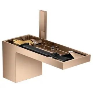 Axor MyEdition Смеситель для раковины на 1 отверстие с дон. клап., цвет: полированное розовое золото 47012300