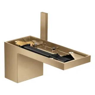 Axor MyEdition Смеситель для раковины на 1 отверстие с донным клапаном, цвет: шлифованная бронза 47012140