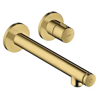 Axor Uno Смеситель для раковины встраиваемый внешняя часть, с дон. клап., цвет: шлифованное золото 45113990