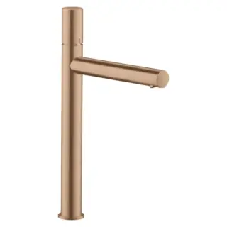 Axor Uno Смеситель для раковины высокий на 1 отверстие с дон. кл., цвет: шлифованное розовое золото 45004310
