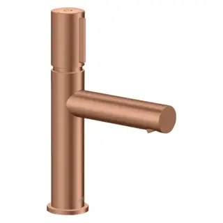 Axor Uno Смеситель для раковины на 1 отверстие с донным клапаном, цвет: шлифованное розовое золото 45012310