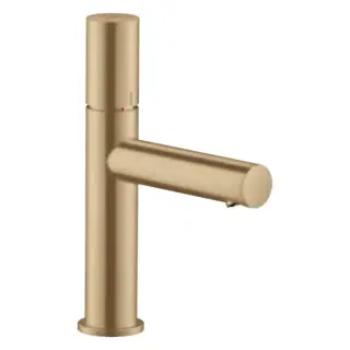 Axor Uno Смеситель для раковины на 1 отверстие с донным клапаном, цвет: шлифованная бронза 45002140