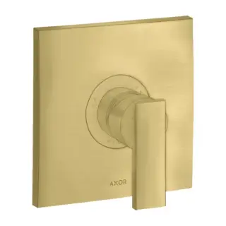 Axor Citterio Смеситель для душа встраиваемый, внешняя часть, цвет: шлифованная латунь 39655950