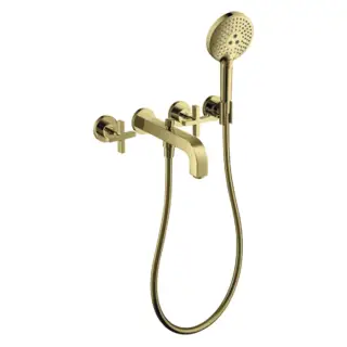 Axor Citterio Смеситель для ванны встраиваемый на 2 потребителя, цвет: полированное золото 39447990