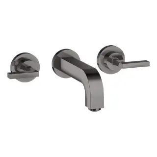 Axor Citterio Смеситель для раковины встраиваемый внешняя часть, с д/к, цвет: полир. черный хром 39315330