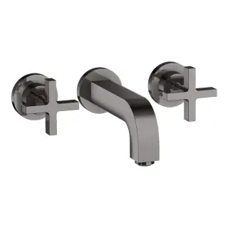 Axor Citterio Смеситель для раковины встраиваемый внешняя часть, с д/к, цвет: полир. черный хром 39313330