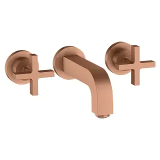 Axor Citterio Смеситель для раковины встраиваемый внешняя часть, с д/к, цвет: шлиф. красное золото 39313310