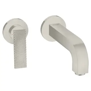 Axor Citterio Смеситель для раковины встраиваемый внешняя часть, с д/к, цвет: нержавеющая сталь 39181800