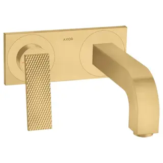 Axor Citterio Смеситель для раковины встраиваемый внешняя часть, с д/к, цвет: шлифованное золото 39171250