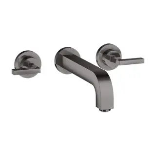 Axor Citterio Смеситель для раковины встраиваемый, внешняя часть, с д/к, цвет: полир. черный хром 39147330