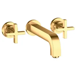 Axor Citterio Смеситель для раковины встраиваемый внешняя часть, с д/к, цвет: шлифованное золото 39143990