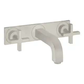 Axor Citterio Смеситель для раковины встраиваемый внешняя часть, с дон. кл., цвет: нержавеющая сталь 39144800