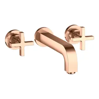 Axor Citterio Смеситель для раковины встраиваемый, внеш. часть, с д/к, цвет: полир. красное золото 39143300