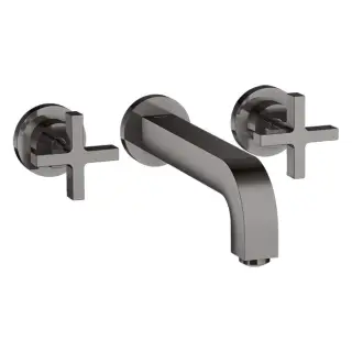 Axor Citterio Смеситель для раковины встраиваемый, внешняя часть, с д/к, цвет: полир. черный хром 39143330