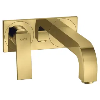 Axor Citterio Смеситель для раковины встраиваемый внешняя часть, с д/к, цвет: шлифованное золото 39119990