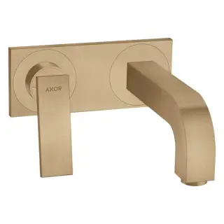 Axor Citterio Смеситель для раковины встраиваемый внешняя часть, с д/к, цвет: шлифованная бронза 39119140