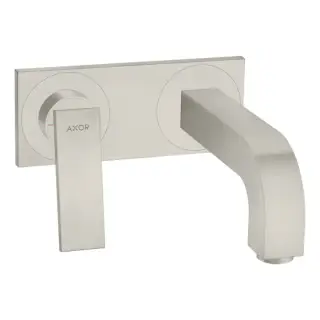 Axor Citterio Смеситель для раковины встраиваемый внешняя часть, с д/к, цвет: нержавеющая сталь 39119800