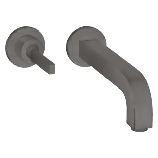 Axor Citterio Смеситель для раковины встраиваемый внешняя часть, с д/к, цвет: шлиф. черный хром 39116340