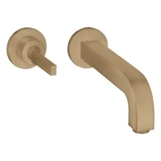 Axor Citterio Смеситель для раковины встраиваемый внешняя часть, с д/к, цвет: шлифованная бронза 39116140