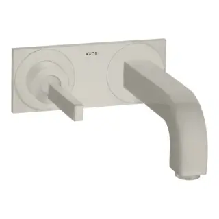 Axor Citterio Смеситель для раковины встраиваемый внешняя часть, с д/к, цвет: нержавеющая сталь 39115800