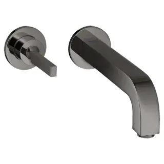 Axor Citterio Смеситель для раковины встраиваемый внешняя часть, с д/к, цвет: полирован. черный хром 39113330