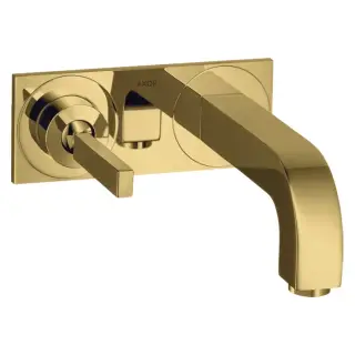 Axor Citterio Смеситель для раковины встраиваемый внеш. часть, с дон. клап., цвет: шлифован. бронза 39112140